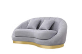 Olena Dove Gray 2-Piece Living Room Set
