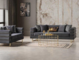 Luma Gray 2-Piece Living Room Set