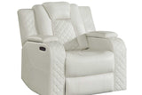 Eclipse Sand Air Leather 3-Piece Power Reclining Set