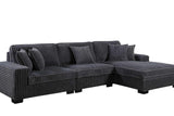 Comfy II Grey 3-Piece Sectional