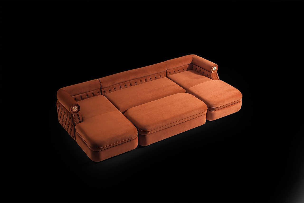 Brooklyn Orange Sectional