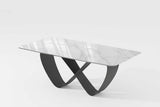 Amara Glossy White 79" Table