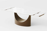 Aman Glossy White 71"-95" Table