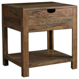 Esther 2-Piece Solid Sheesham Coffee and End Table Set Natural — product image 3