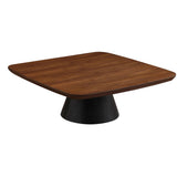 Eason 2-piece Coffee Table Set Walnut and Black 710010 - Ella Furniture