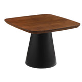 Eason 2-piece Coffee Table Set Walnut and Black 710010 - Ella Furniture