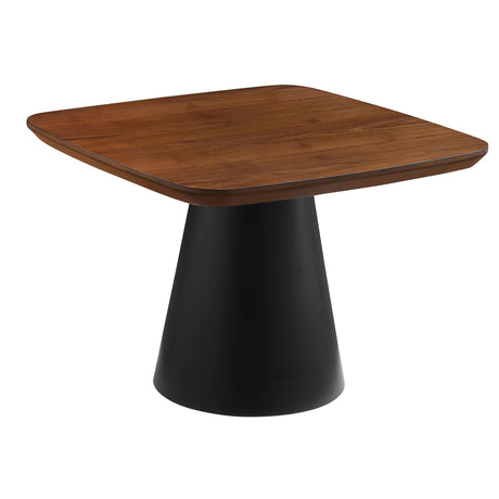 Eason 2-piece Coffee Table Set Walnut and Black 710010 - Ella Furniture