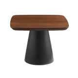 Eason 2-piece Coffee Table Set Walnut and Black 710010 - Ella Furniture