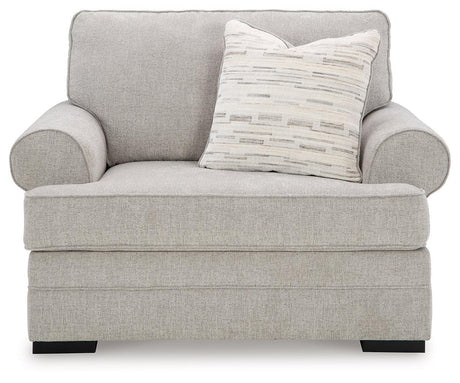 Eastonbridge Shadow Chair and Ottoman - Ella Furniture