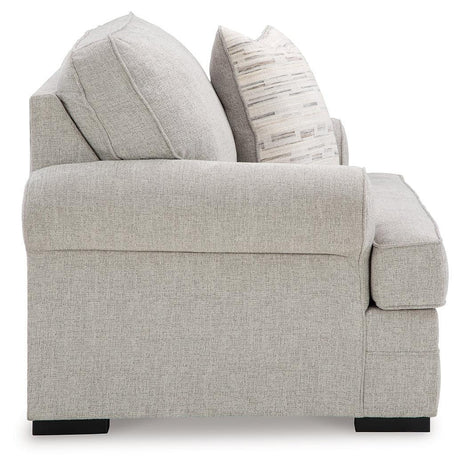 Eastonbridge Shadow Chair and Ottoman - Ella Furniture