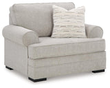 Eastonbridge Shadow Chenille Oversized Chair - Ella Furniture