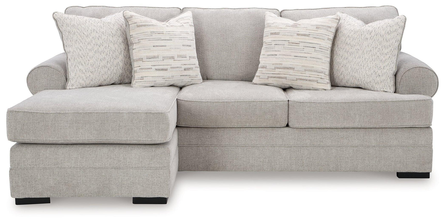Eastonbridge Shadow Chenille Sofa Chaise - Ella Furniture