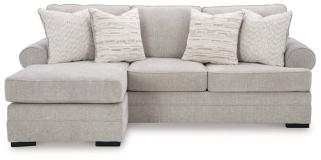 Eastonbridge Shadow Chenille Sofa Chaise - Ella Furniture