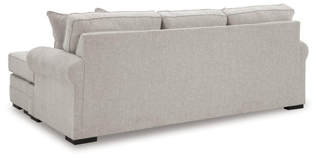 Eastonbridge Shadow Chenille Sofa Chaise - Ella Furniture