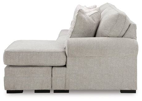 Eastonbridge Shadow Chenille Sofa Chaise - Ella Furniture