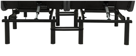 Weston Split Eastern King Massage Adjustable Bed Base in Black and Grey — product image 11