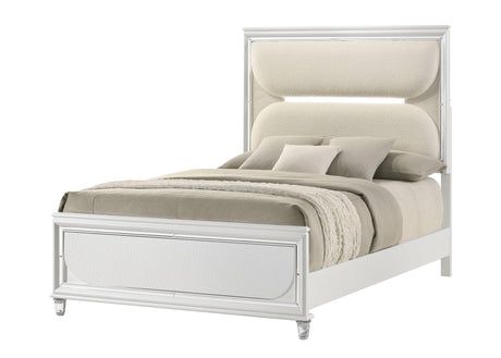 Eden White Modern Contemporary Solid Wood 5-Drawers Chest - Ella Furniture