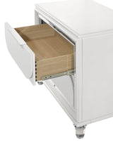 Eden White Modern Contemporary Solid Wood 5-Drawers Chest - Ella Furniture