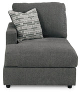 Edenfield Charcoal 3-Piece Sectional With Ottoman PKG014851 - 29003S1 | 2900308 - Ella Furniture