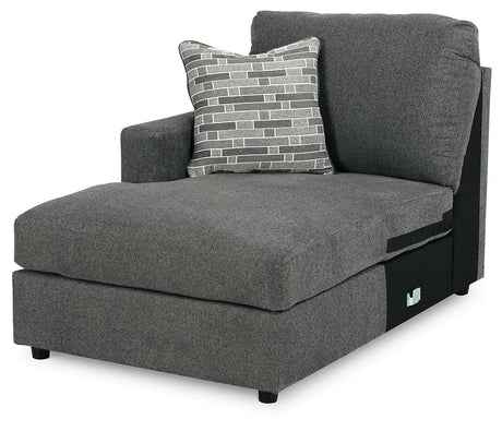 Edenfield Charcoal 3-Piece Sectional With Ottoman PKG014851 - 29003S1 | 2900308 - Ella Furniture