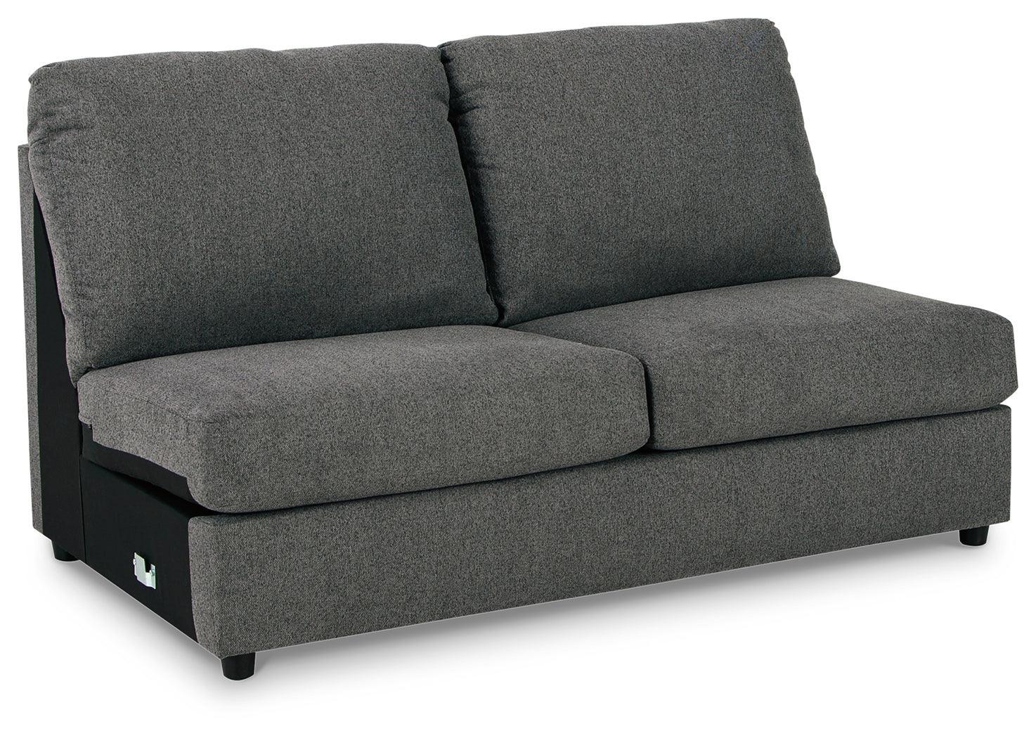 Edenfield Charcoal 3-Piece Sectional With Ottoman PKG014851 - 29003S1 | 2900308 - Ella Furniture