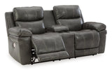 Edmar Charcoal Sofa And Loveseat - Ella Furniture