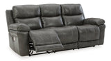 Edmar Charcoal Sofa And Loveseat - Ella Furniture