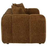 Lazaro Fabric Upholstered Wide Channel Loveseat Bronze — product image 8