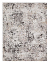 Elaning Black/gray/cream Large Rug - Ella Furniture