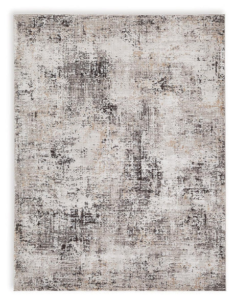 Elaning Black/gray/cream Large Rug - Ella Furniture