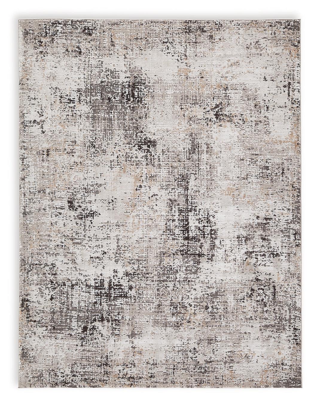 Elaning Black/gray/cream Medium Rug - Ella Furniture