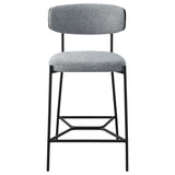Elison Counter Height Bar Stool Grey (Set of 2) 182646 - Ella Furniture