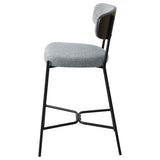 Elison Counter Height Bar Stool Grey (Set of 2) 182646 - Ella Furniture