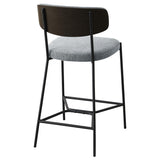 Elison Counter Height Bar Stool Grey (Set of 2) 182646 - Ella Furniture