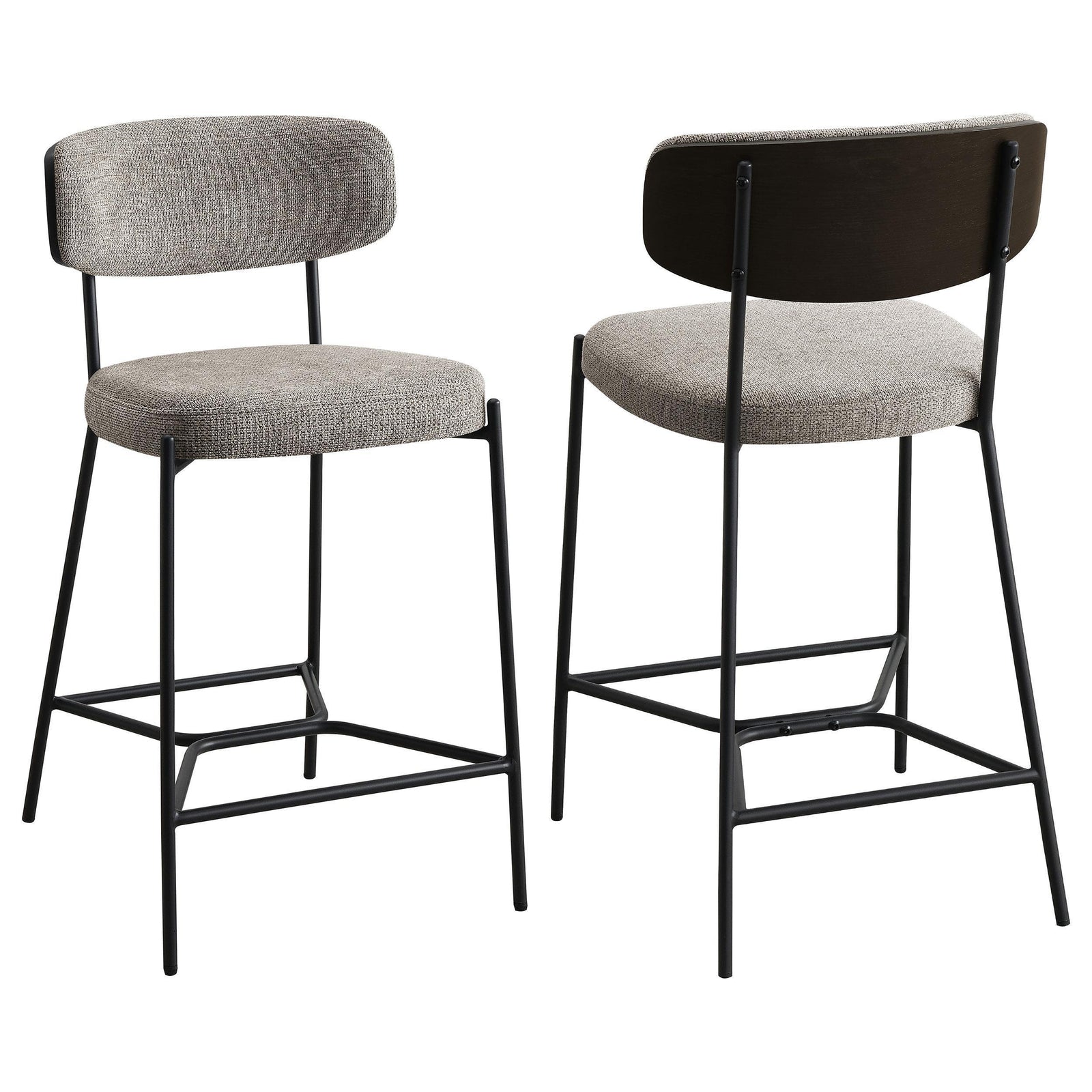 Elison Counter Height Bar Stool Light Brown (Set of 2) 182656 - Ella Furniture