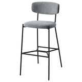 Elison Pub Height Bar Stool Grey (Set of 2) 182647 - Ella Furniture