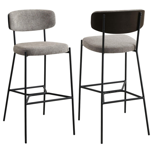 Elison Pub Height Bar Stool Light Brown (Set of 2) 182657 - Ella Furniture
