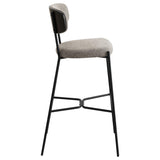 Elison Pub Height Bar Stool Light Brown (Set of 2) 182657 - Ella Furniture