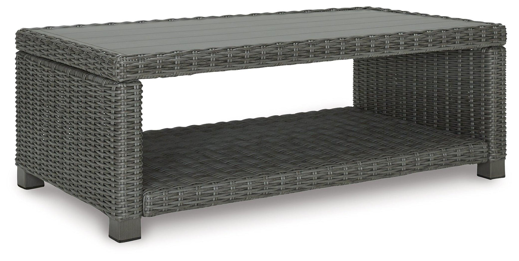 Elite Gray Park Outdoor Coffee Table With 2 End Tables - Ella Furniture