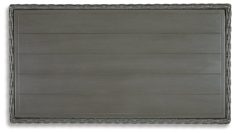 Elite Gray Park Outdoor Coffee Table With 2 End Tables - Ella Furniture