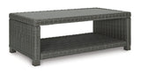 Elite Gray Park Outdoor Sofa And 2 Chairs With Coffee Table - Ella Furniture