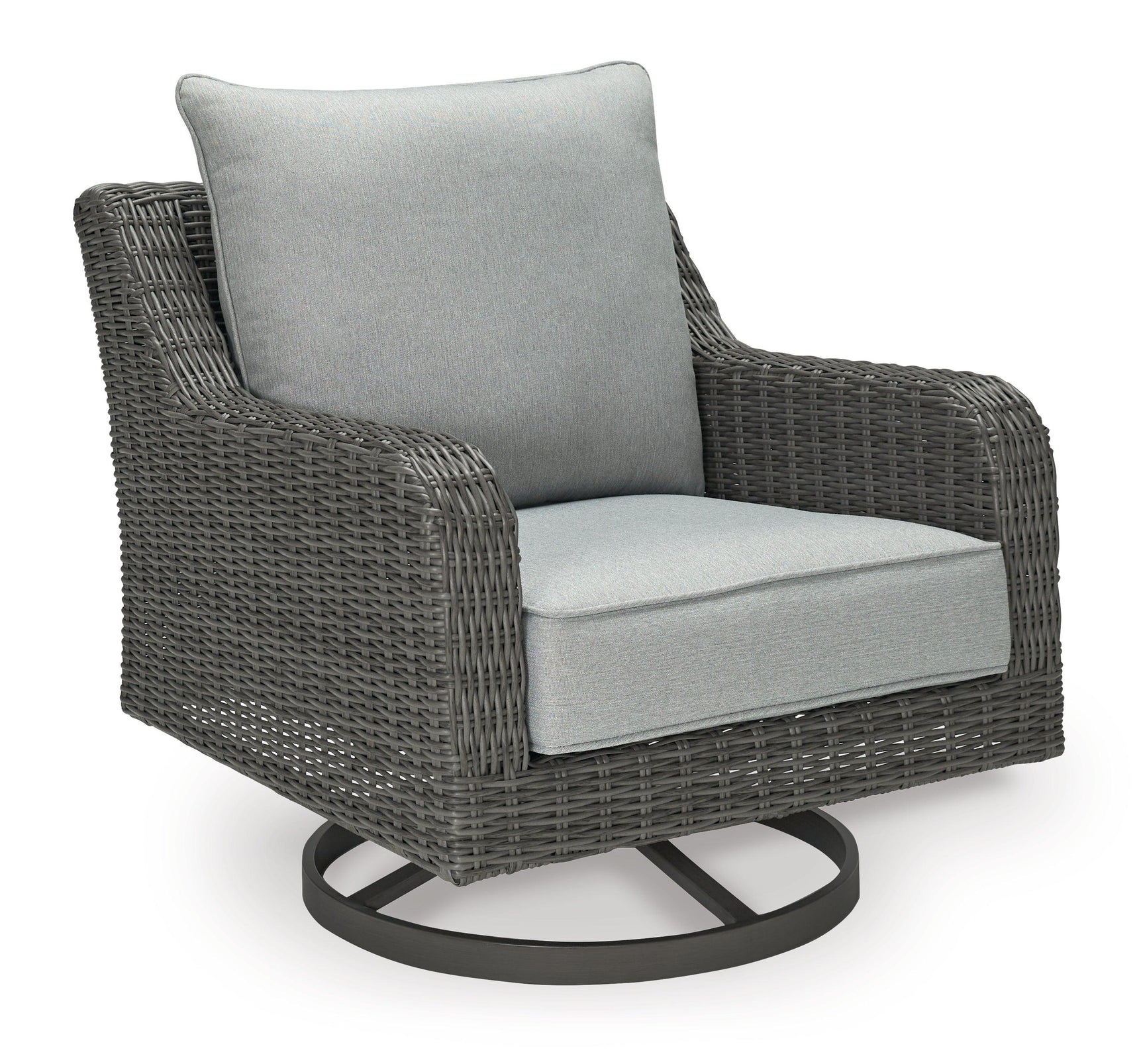 Elite Gray Park Outdoor Sofa With 2 Lounge Chairs - Ella Furniture