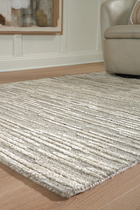 Eljory Gray Extra Large Rug detail view