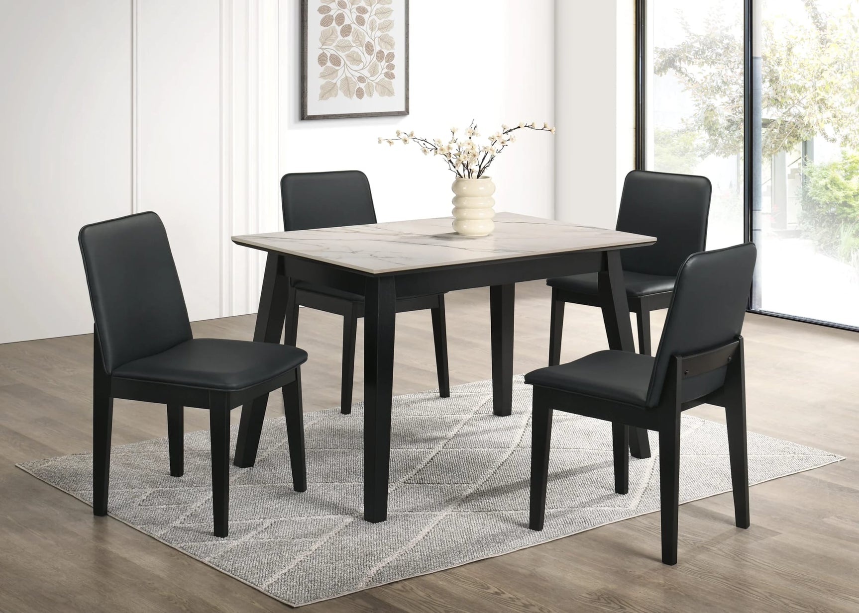 Alan Black Dining Room Set from Ella Furniture
