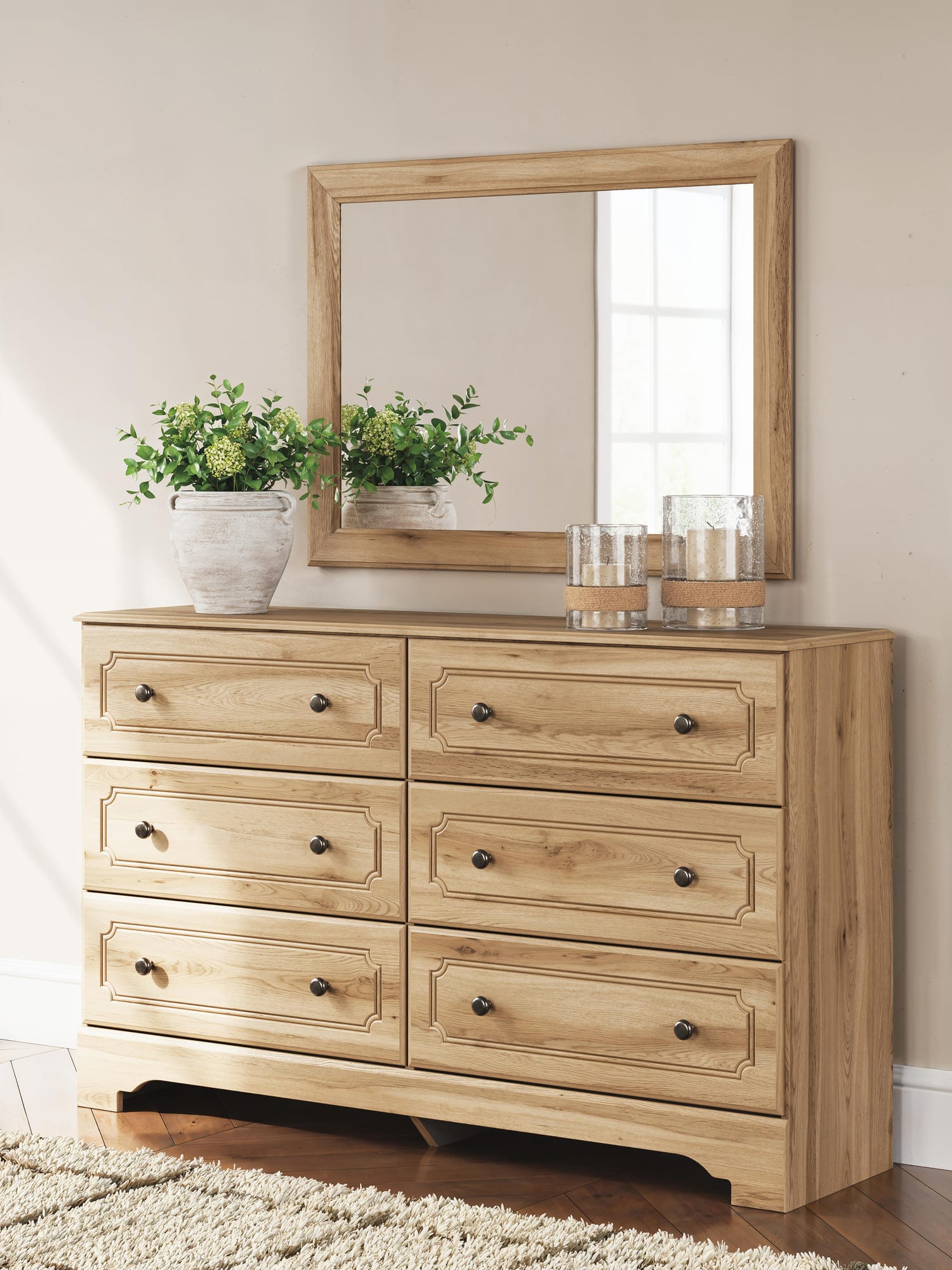 Aleaport Warm Brown Panel Bedroom Set view 20