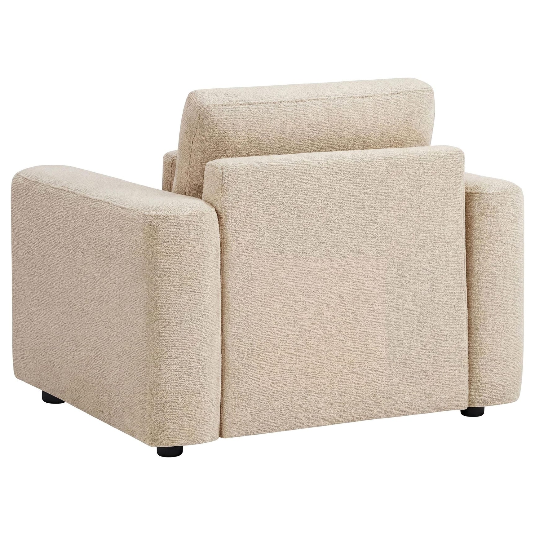 Amador Chenille Upholstered Track Arm Accent Chair Camel view 6