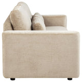 Amador Chenille Upholstered Track Arm Sofa Camel view 8