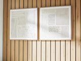 Andorfield Beige/Black/White Wall Art (Set of 2) from Ella Furniture