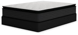 Anniversary Edition Plush White King Mattress angled view