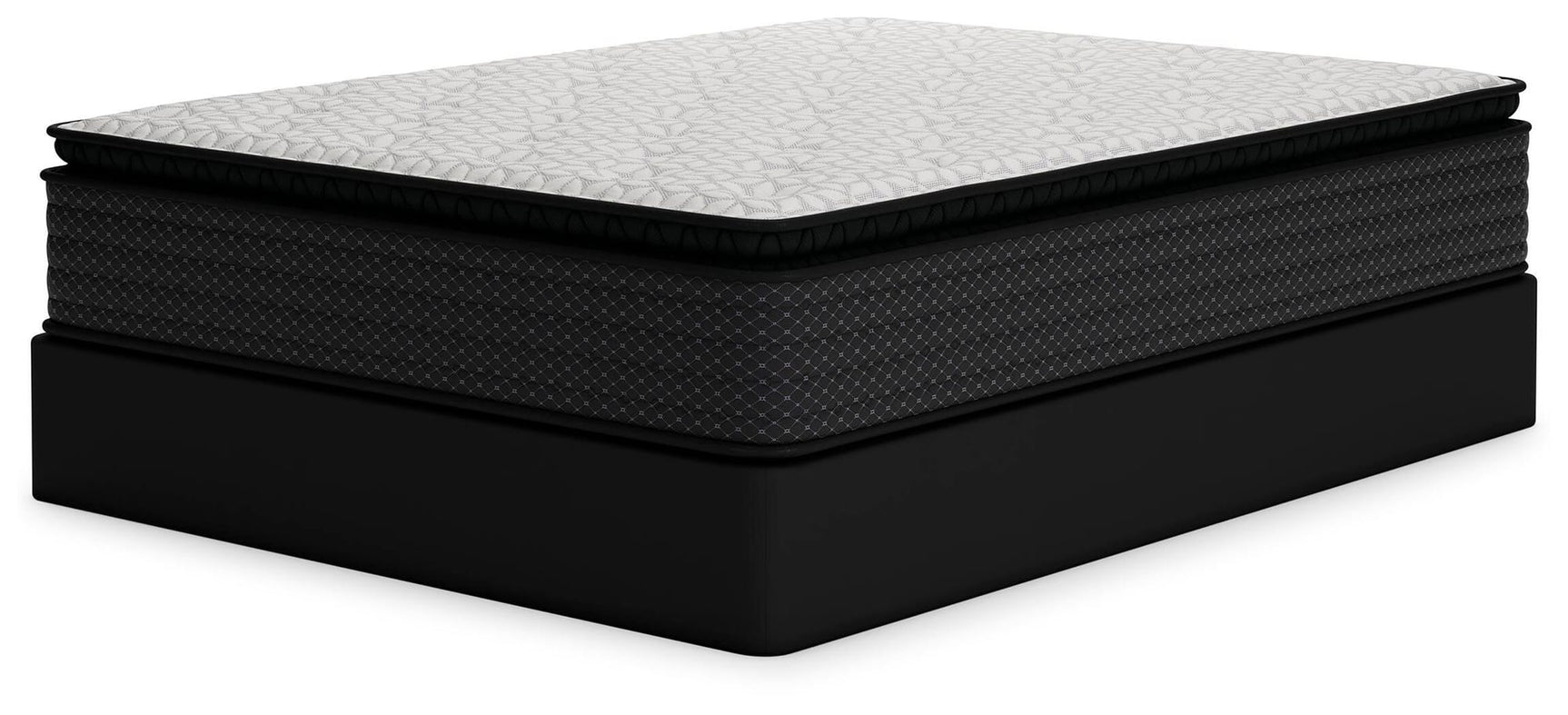 Anniversary Edition Plush White King Mattress angled view